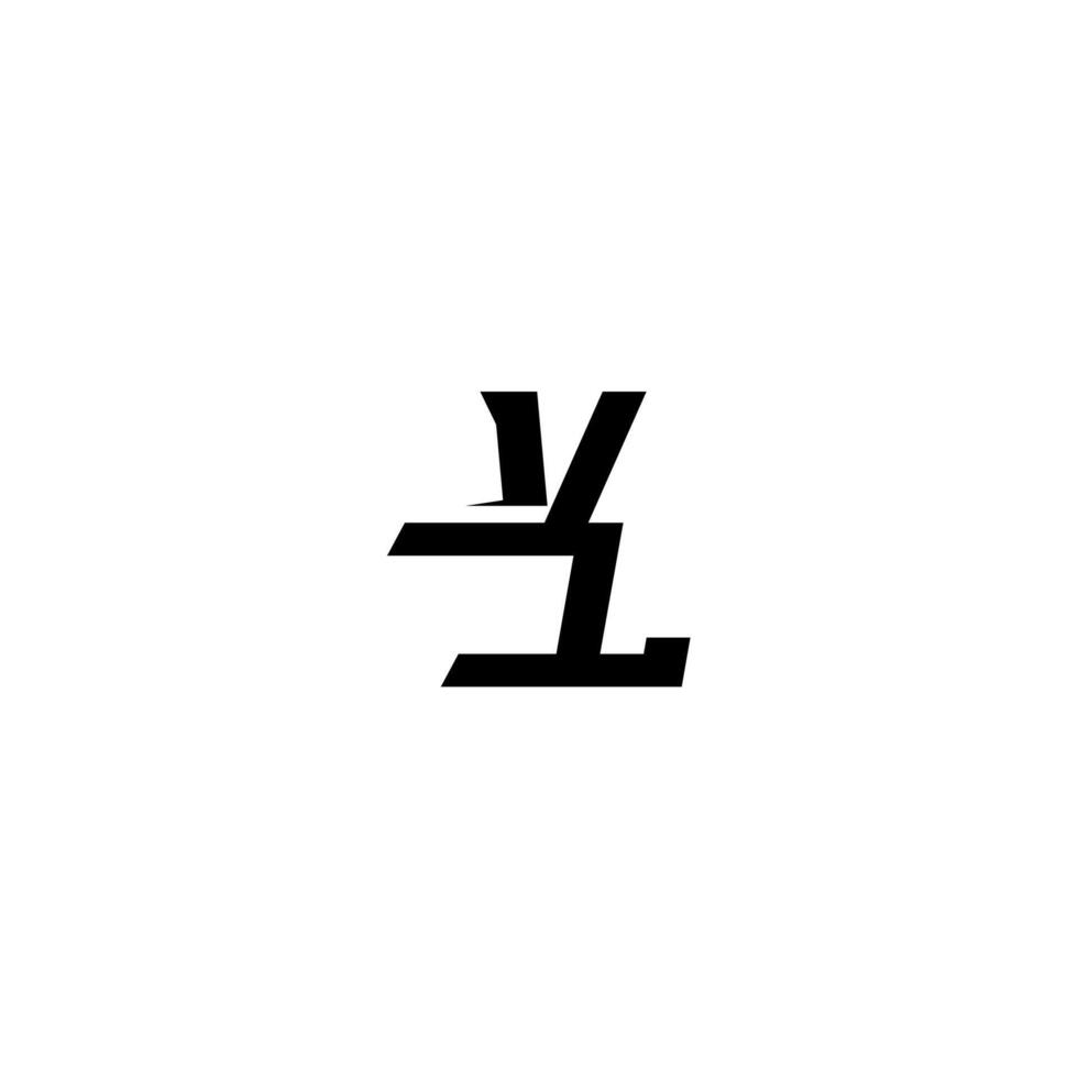 boldand cool concept VL esport monogram initial letter sporty style vector