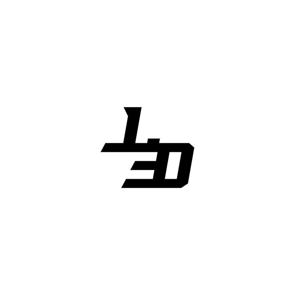 esport monogram initial boldand cool concept LO sporty style letter vector