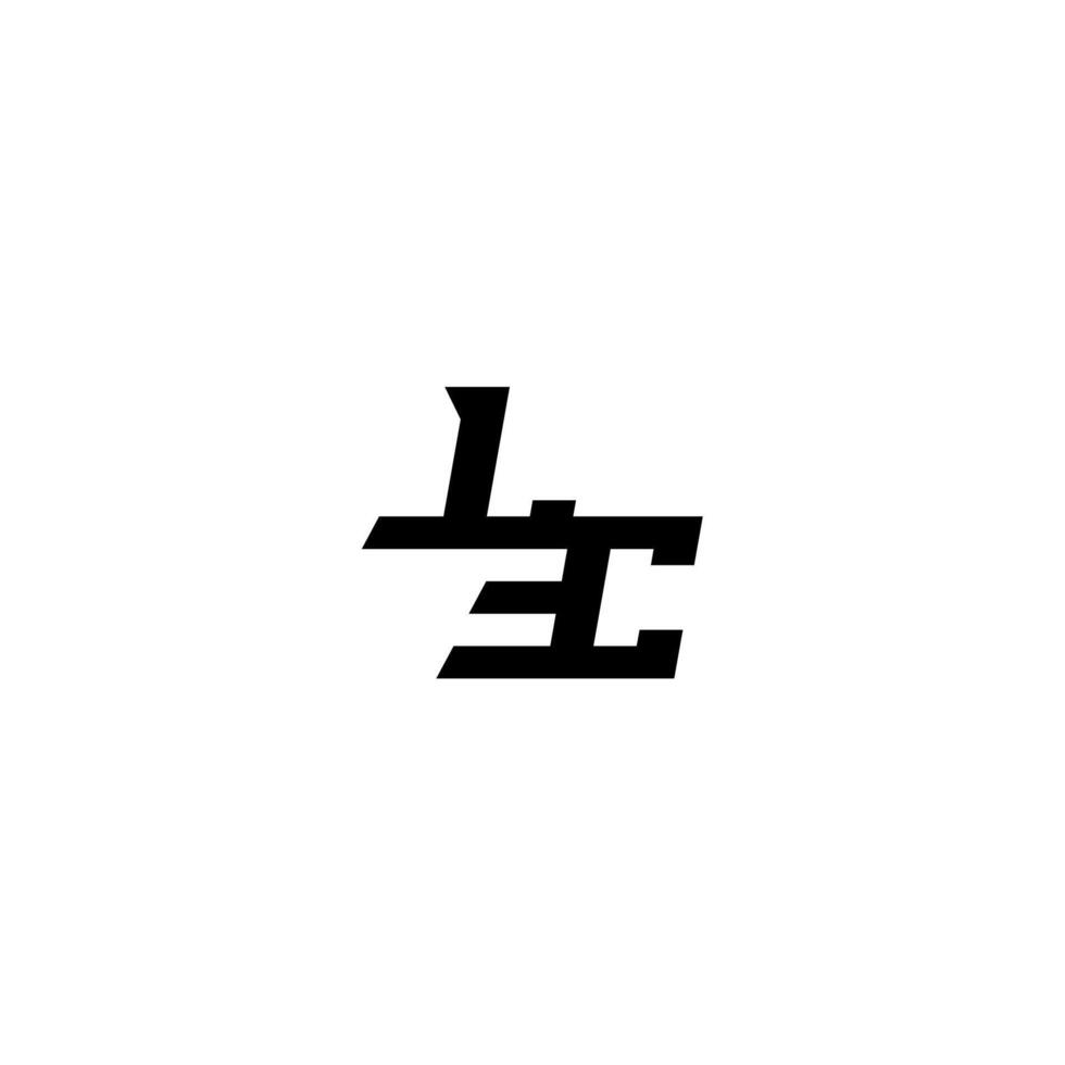 esport monogram initial boldand cool concept LC sporty style letter vector
