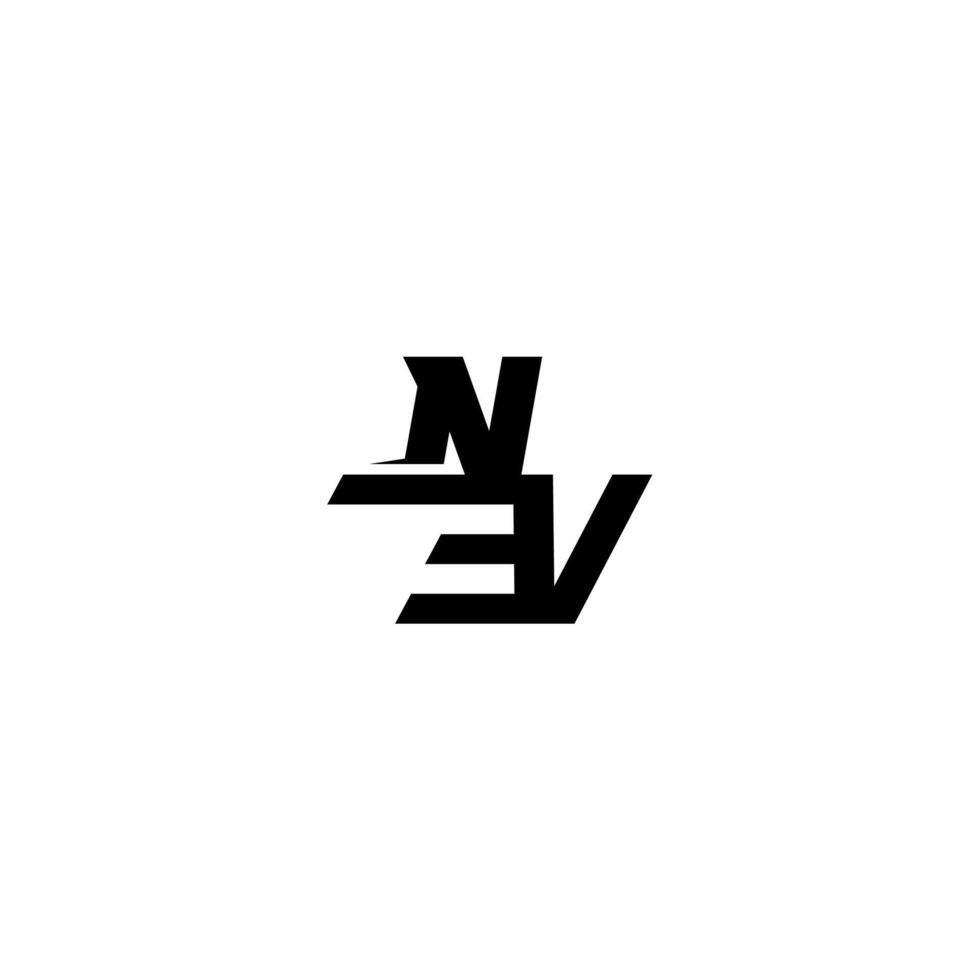 esport monogram initial boldand cool concept NV sporty style letter vector