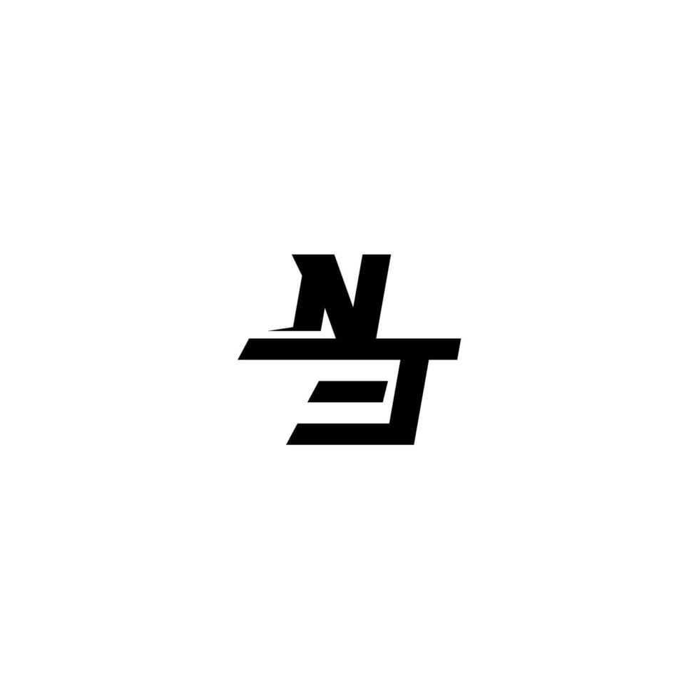 esport monogram initial boldand cool concept NT sporty style letter vector