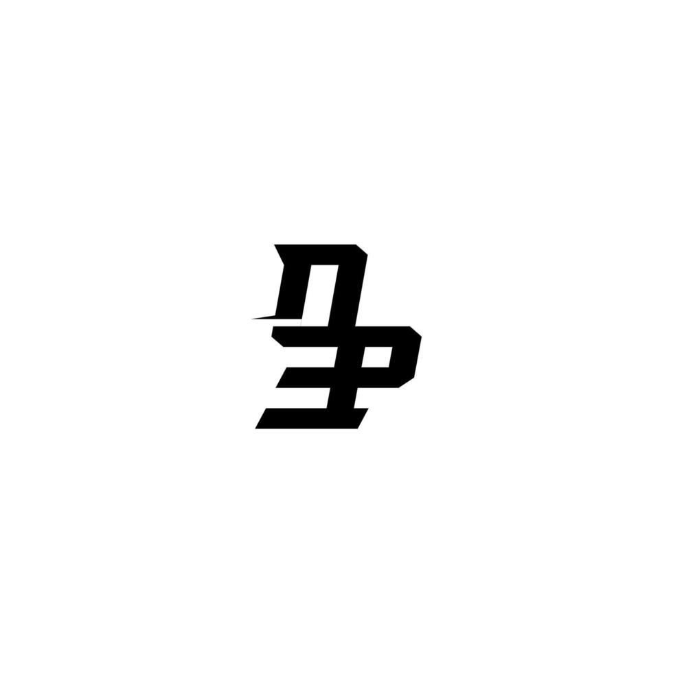 esport monogram initial boldand cool concept OP sporty style letter vector