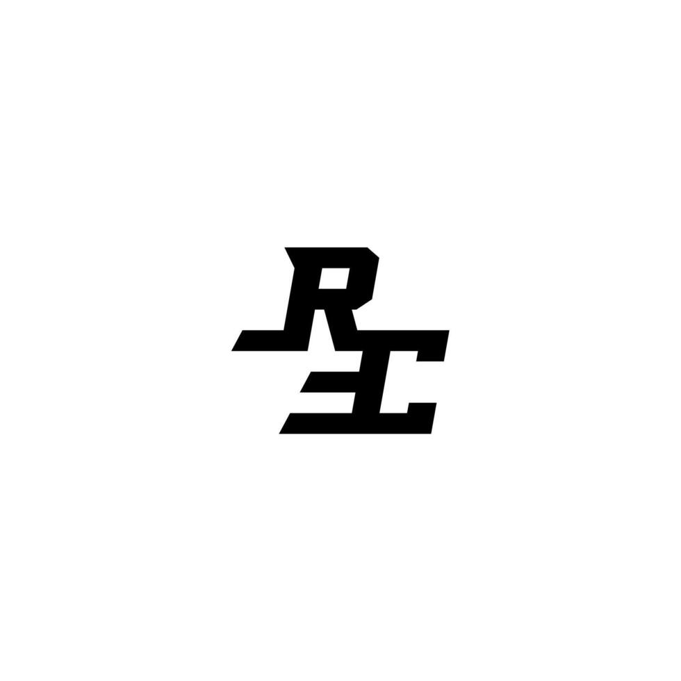 esport monogram initial boldand cool concept RC sporty style letter vector