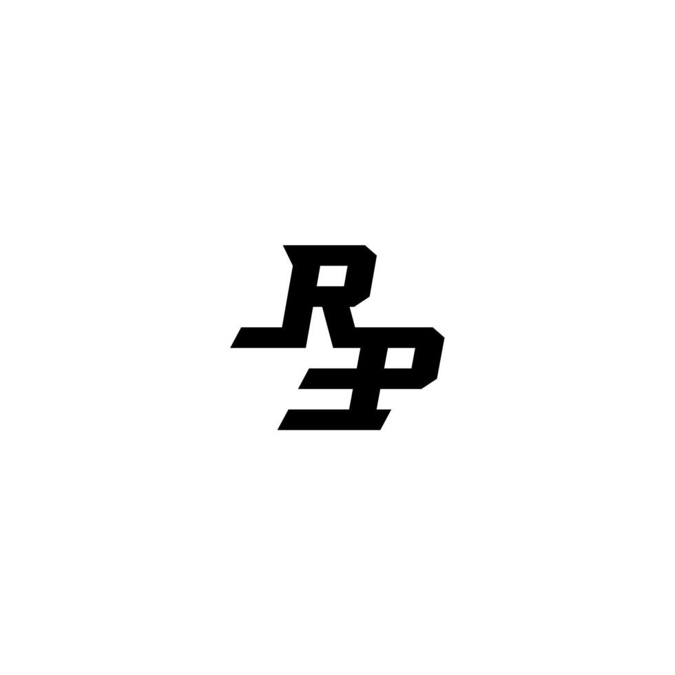 esport monogram initial boldand cool concept RP sporty style letter vector
