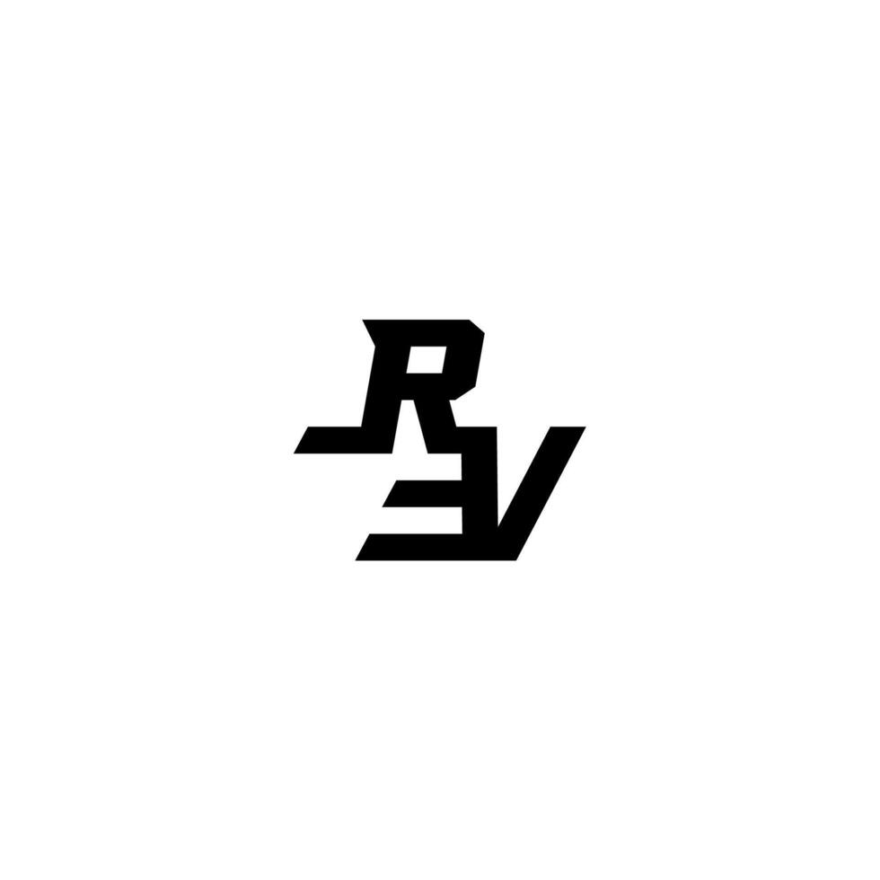 esport monogram initial boldand cool concept RV sporty style letter vector