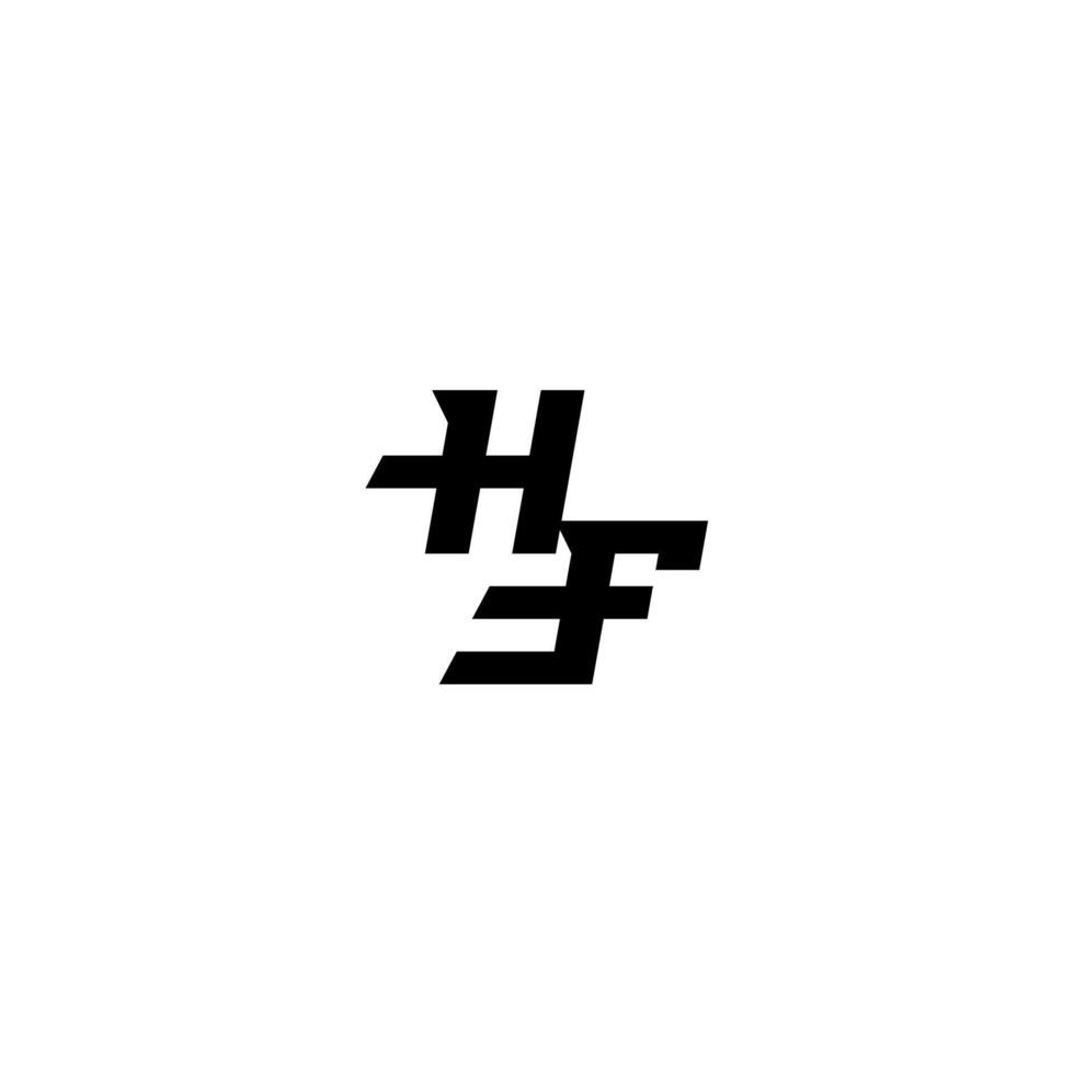 sporty style esport monogram initial letter boldand cool concept HF vector