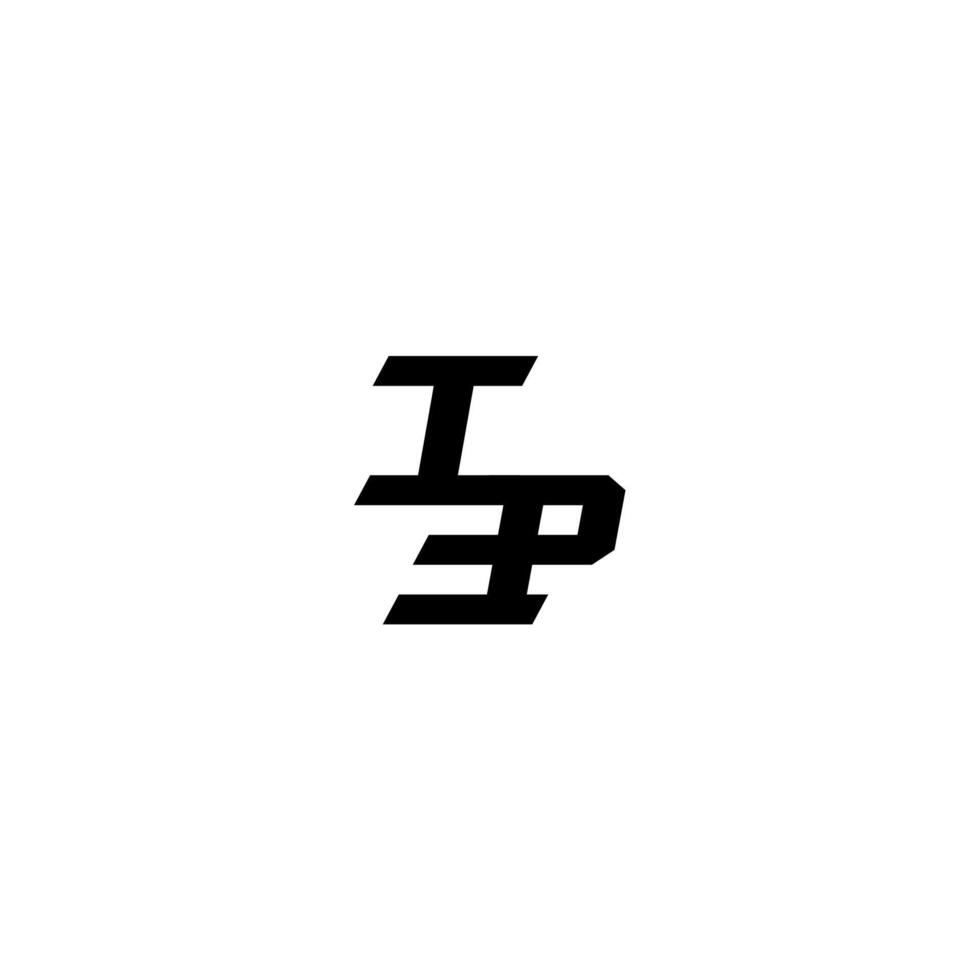 sporty style esport monogram initial letter boldand cool concept IP vector