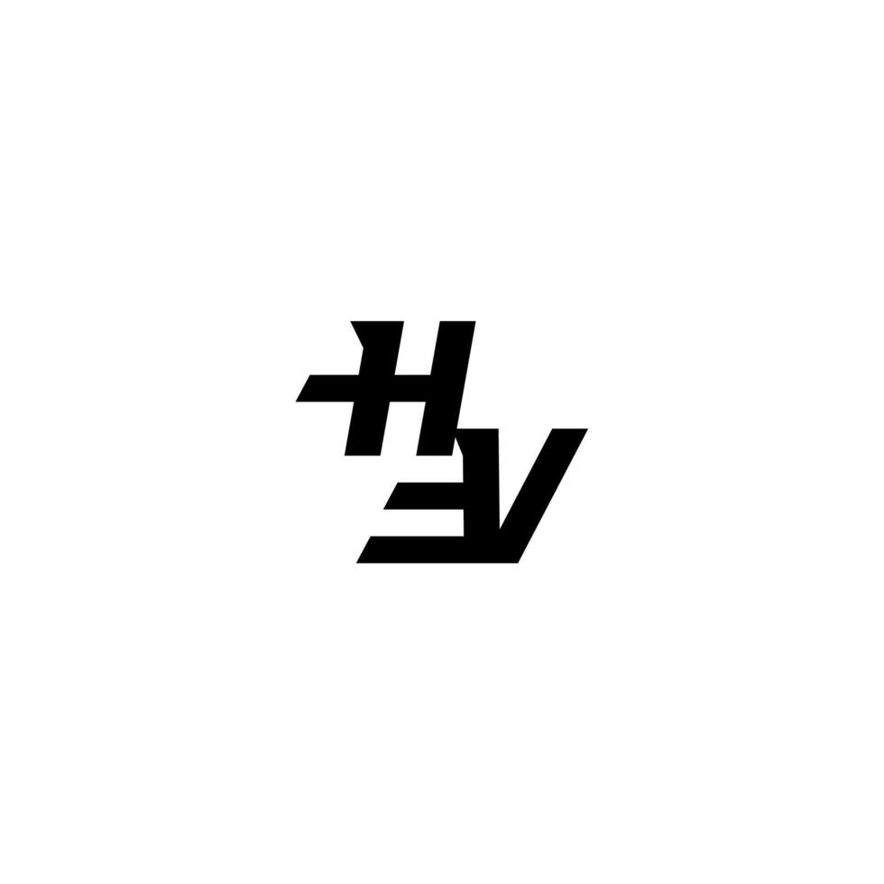 sporty style esport monogram initial letter boldand cool concept HV vector