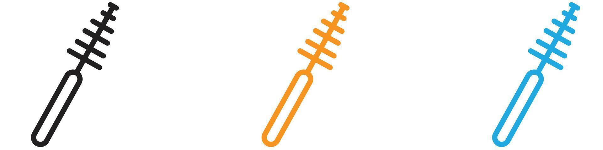 Bottle sweeper cleaning brush logo set collection for web app ui vector