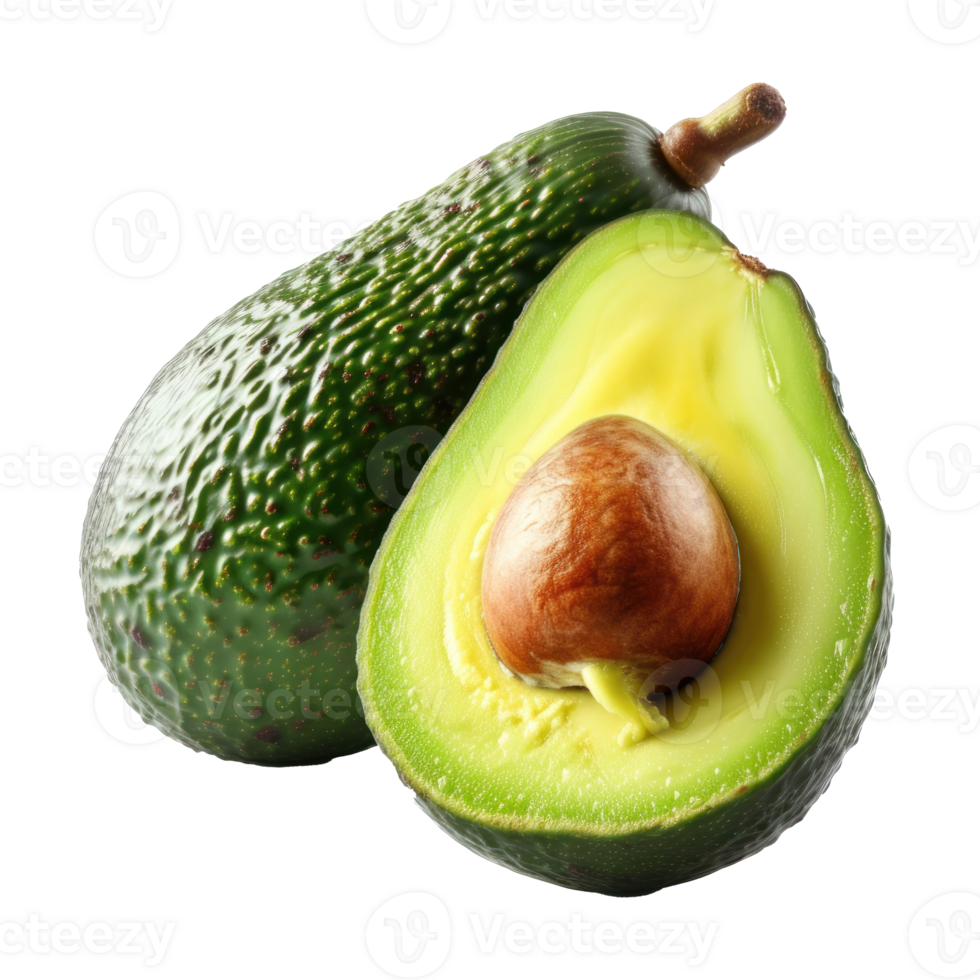 avocado on transparent background png