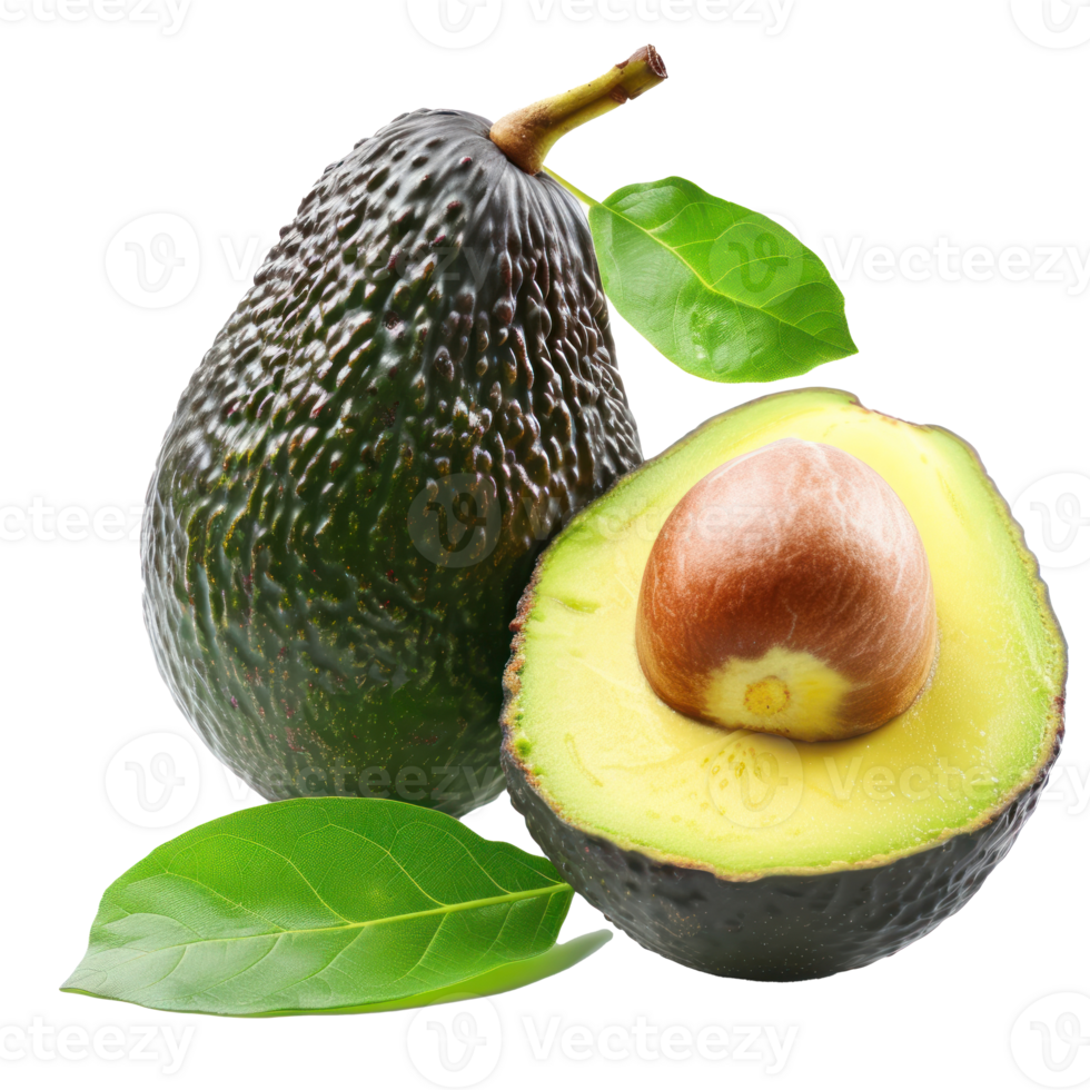 avocado on transparent background png