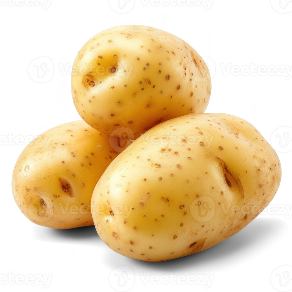 potatoes with leaves on transparent background background png