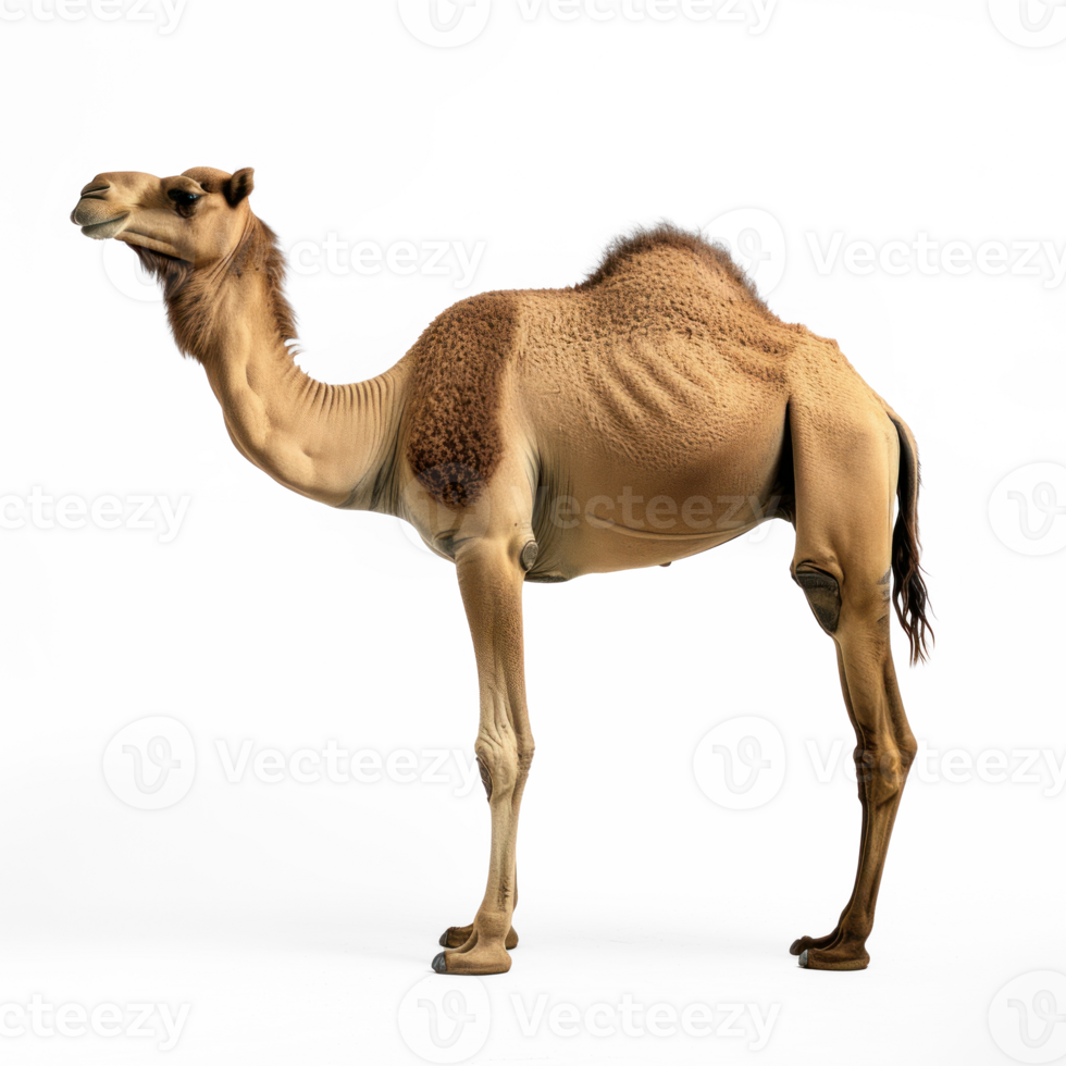 a camel standing on transparent background png