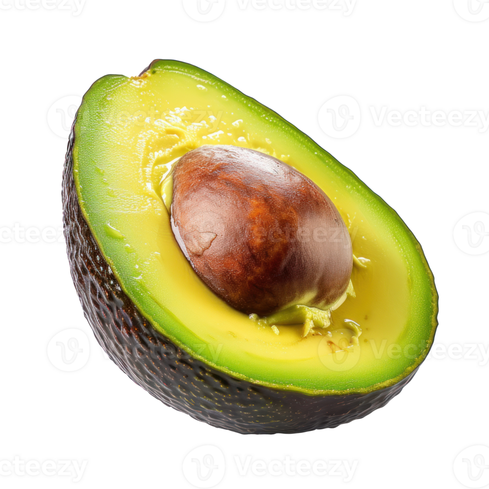 avocado on transparent background png