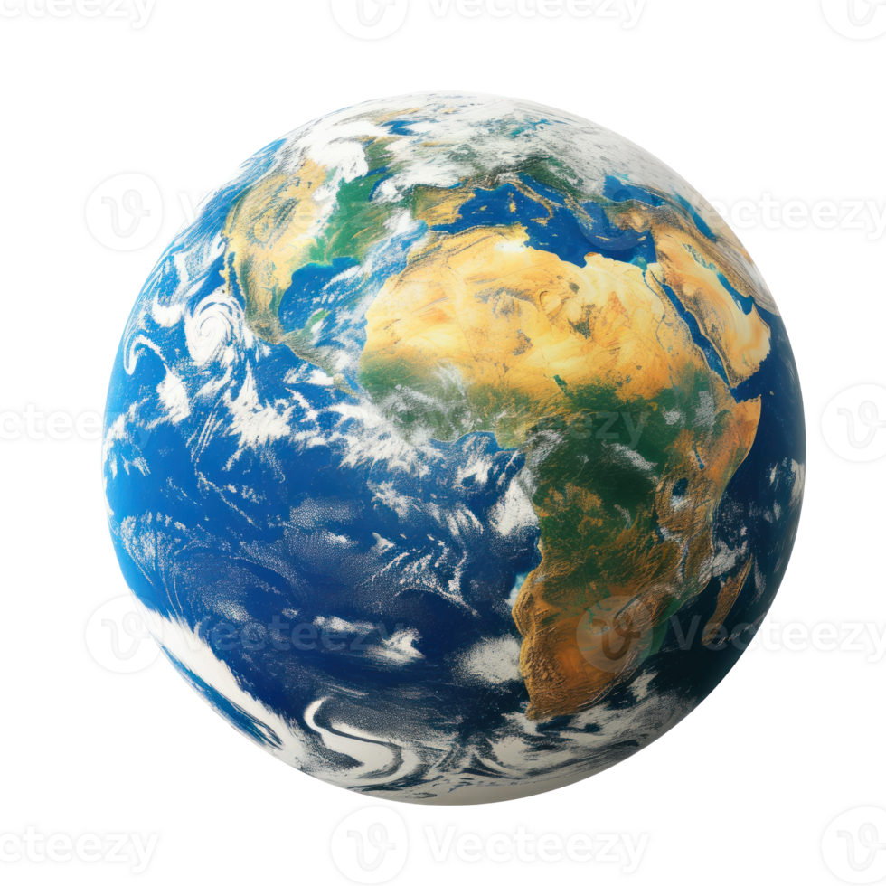 earth globe on transparent background png