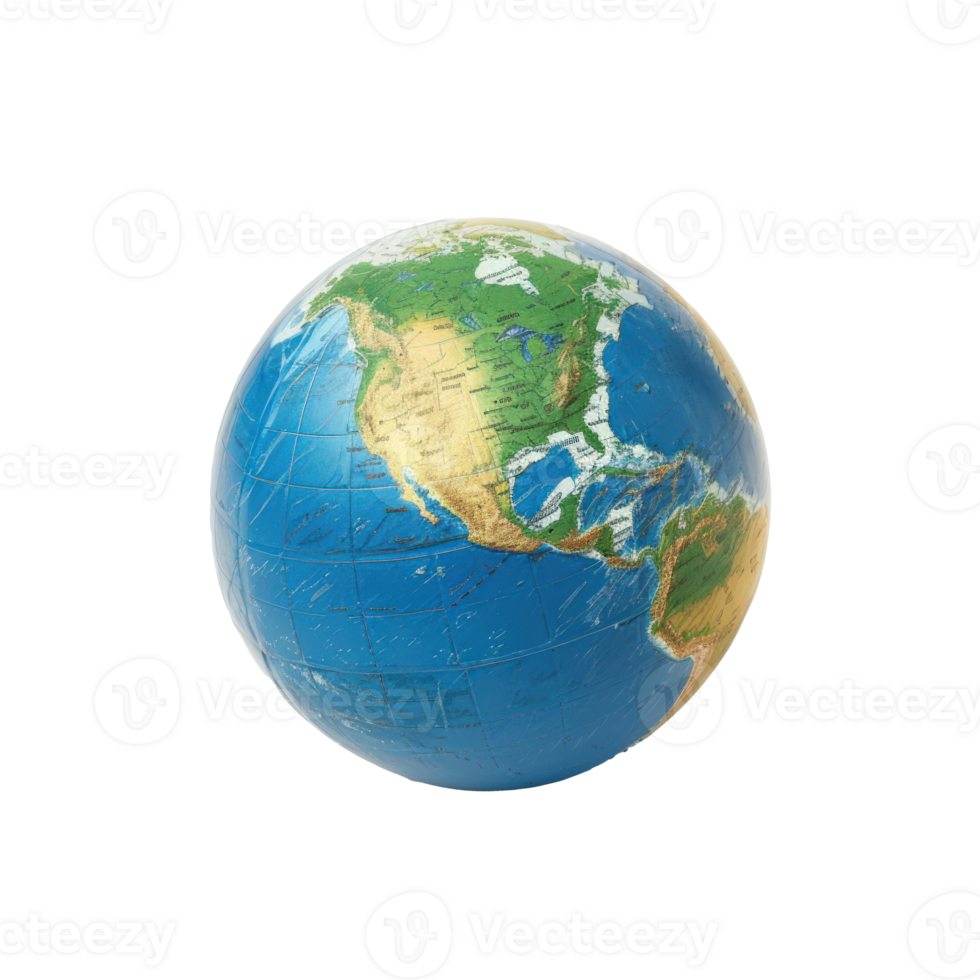 earth globe on transparent background png