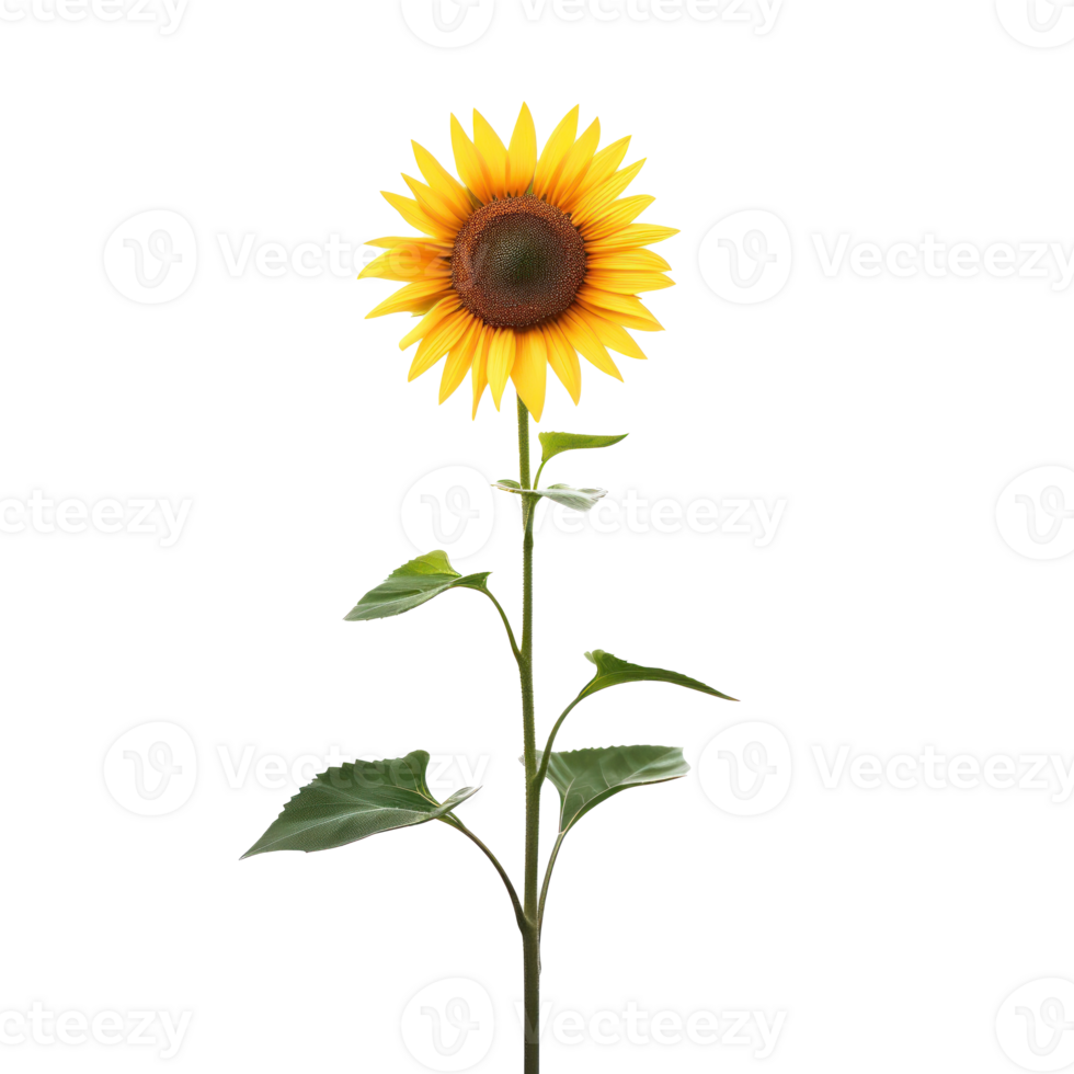 sunflower on transparent background png