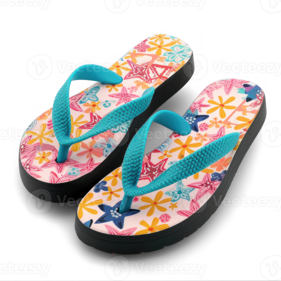 pair of flip flops on a transparent background png