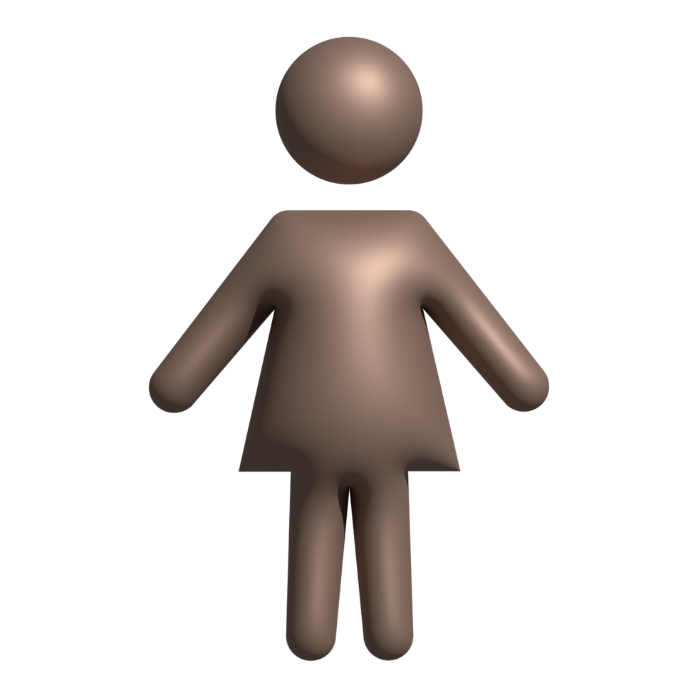 Human personal 3d symbols grey avatar pictogram element png