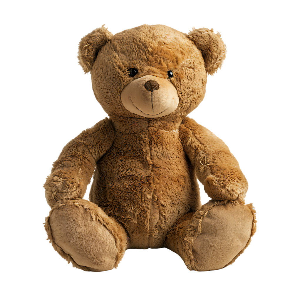 Isolated Teddy bear over transparent background png