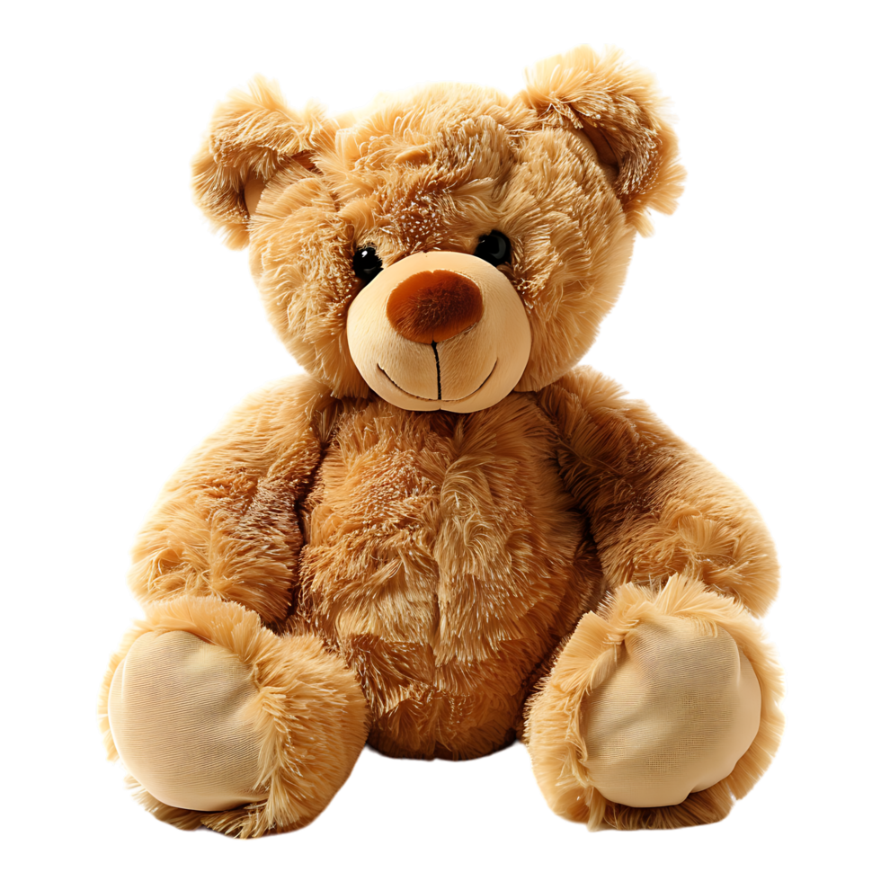 Isolated Teddy bear over transparent background png