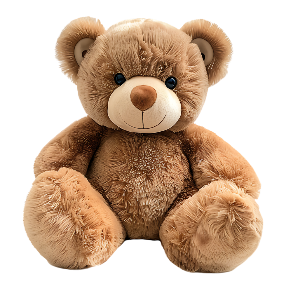 Isolated Teddy bear over transparent background png
