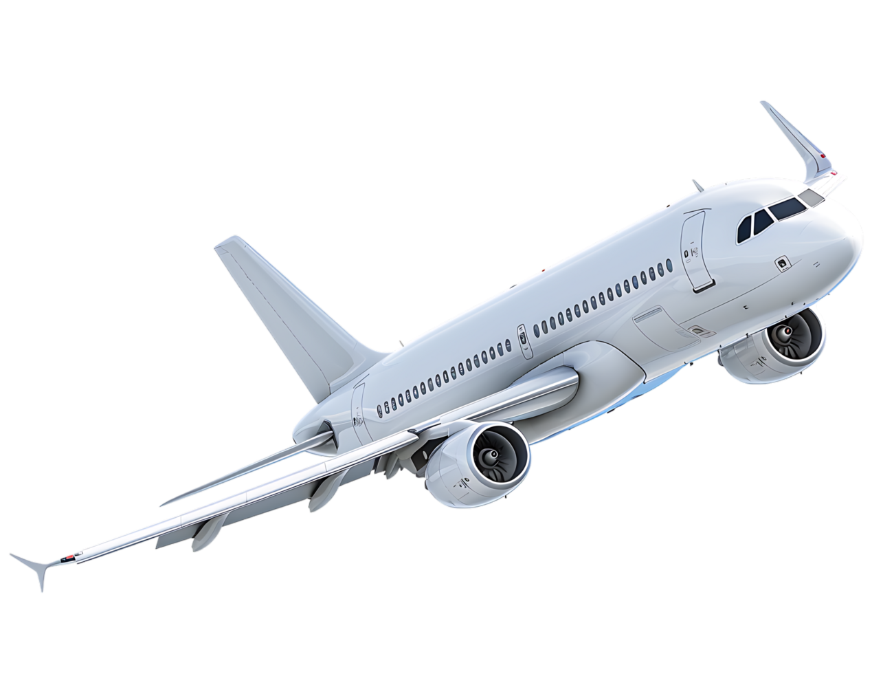 A high-resolution image depicts a flying airplane png