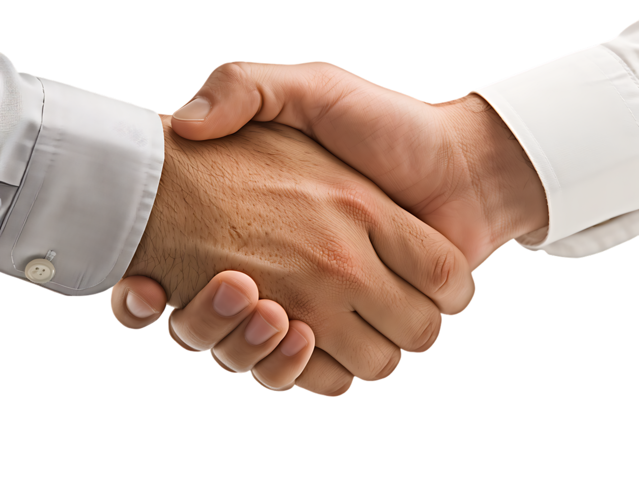 the close-up of a handshake between two businessmen png