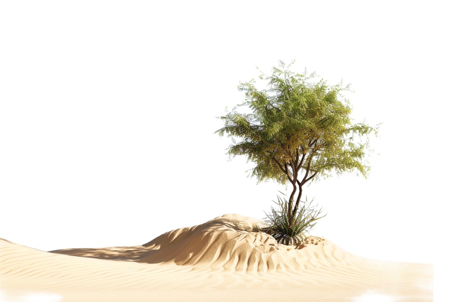 Desert isolated on transparent background png