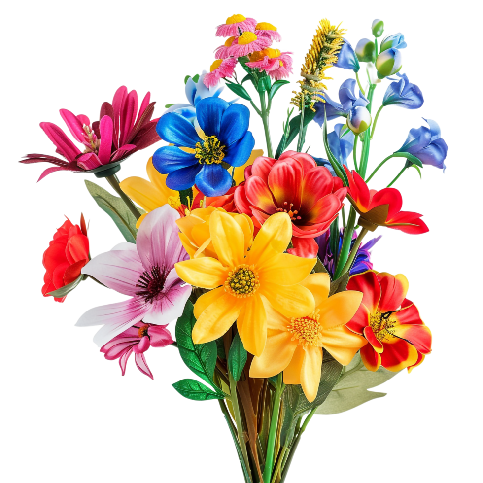 Isolated flower bouquet on transparent background png