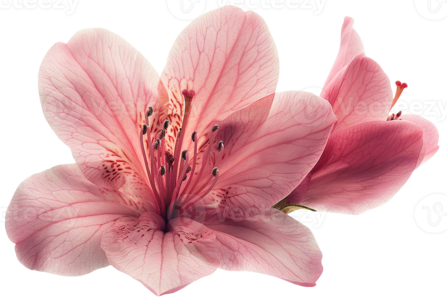 Pink Azalea Flower Close-Up png