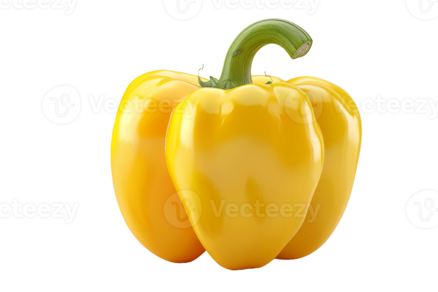 Single Yellow Bell Pepper png