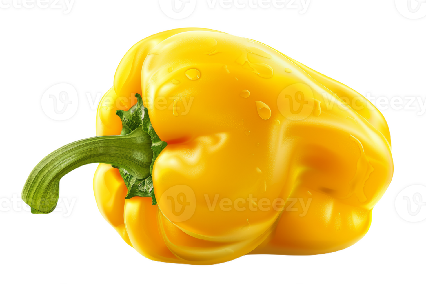 Isolated Yellow Bell Pepper png