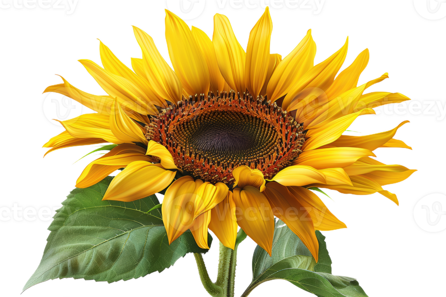 A Single Sunflower in Bloom png