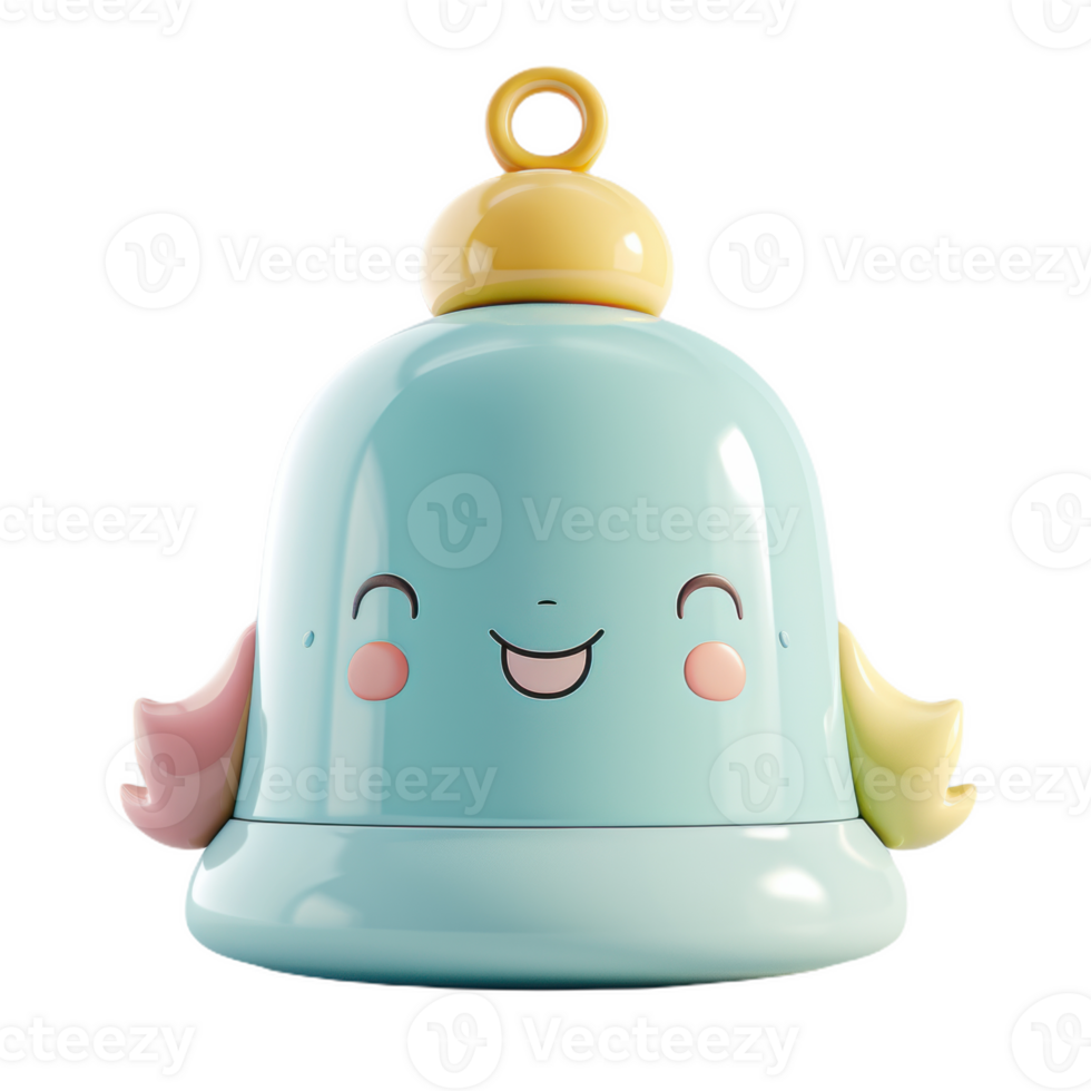A Cheerful Pastel Bell png