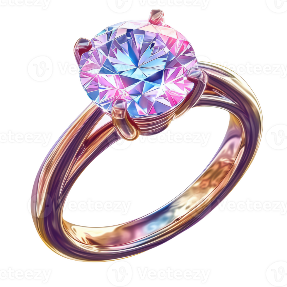 Sparkling Diamond Ring png