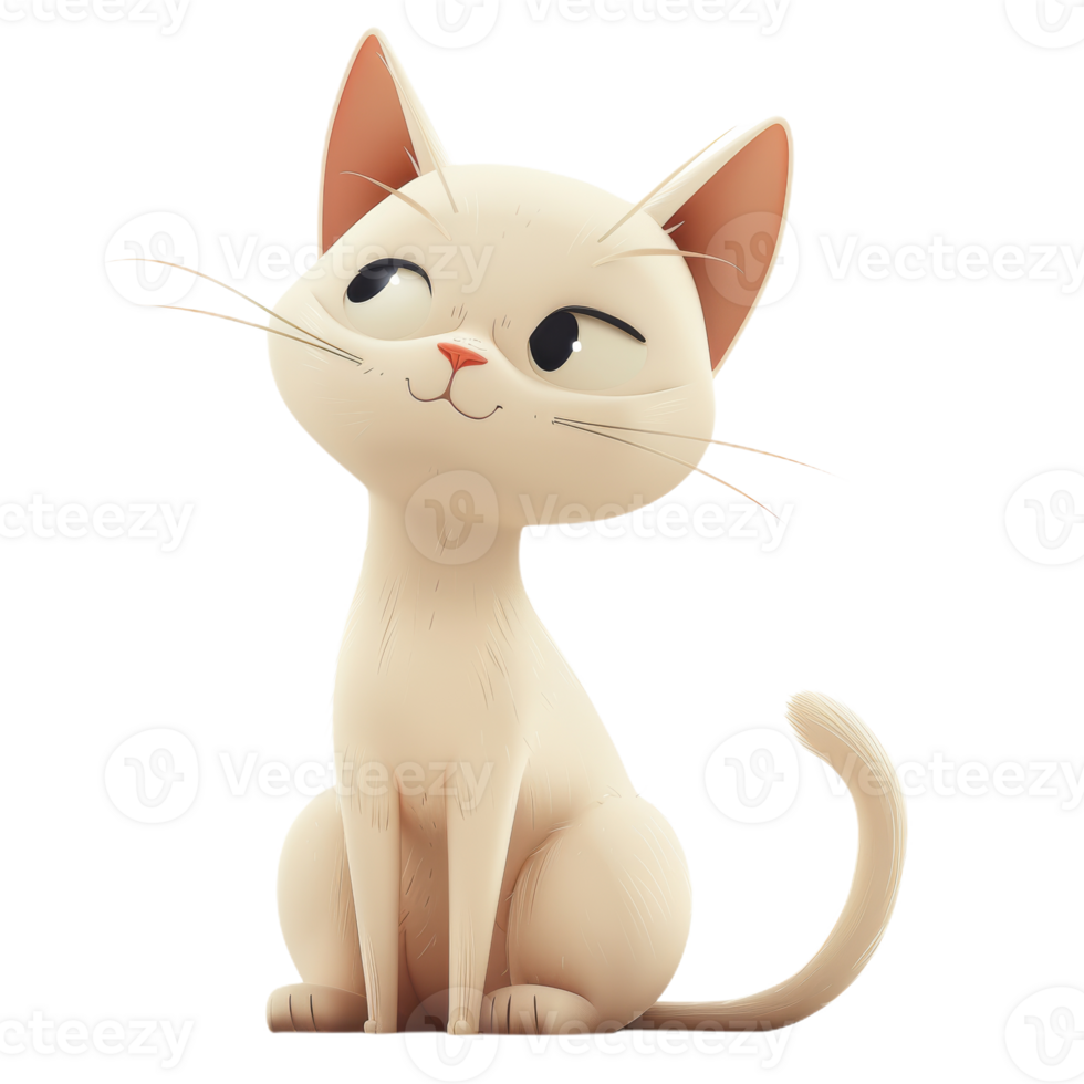 A Curious Barn Cat's Gaze png