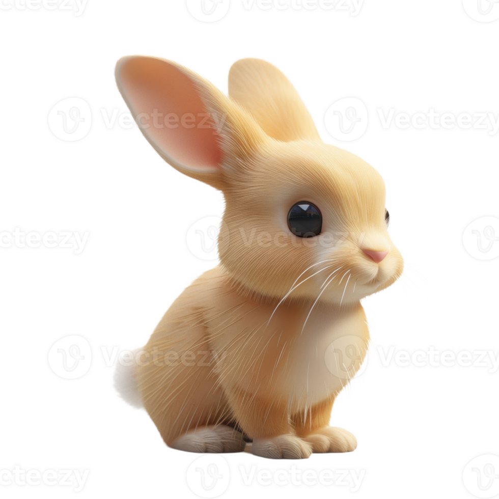 A Gentle Farm Rabbit png