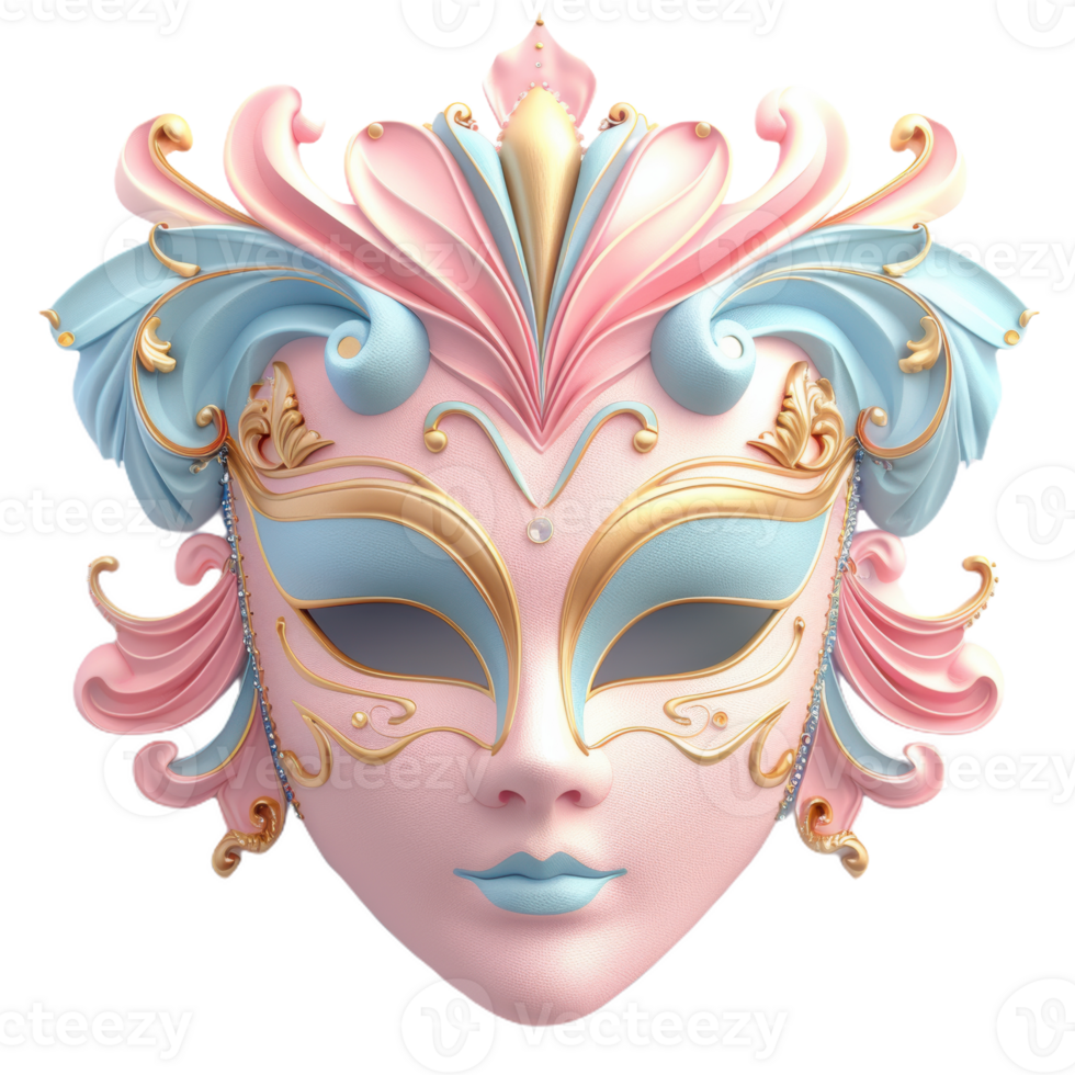 A Pastel Masquerade Mask png