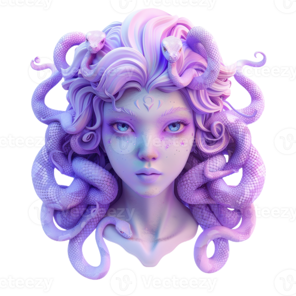 The Serpentine Gaze of Medusa png