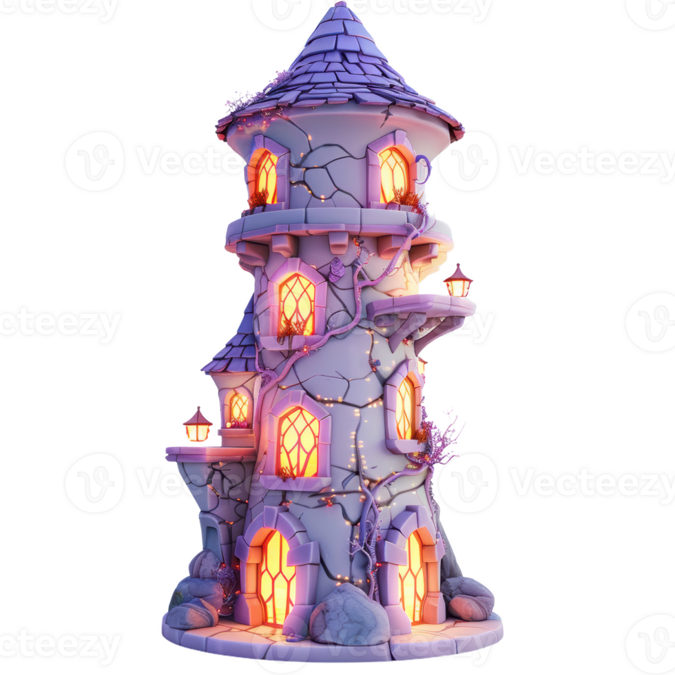 The Enchanting Tower of Light png