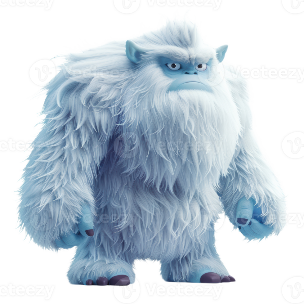 The Yeti's Frigid Gaze png
