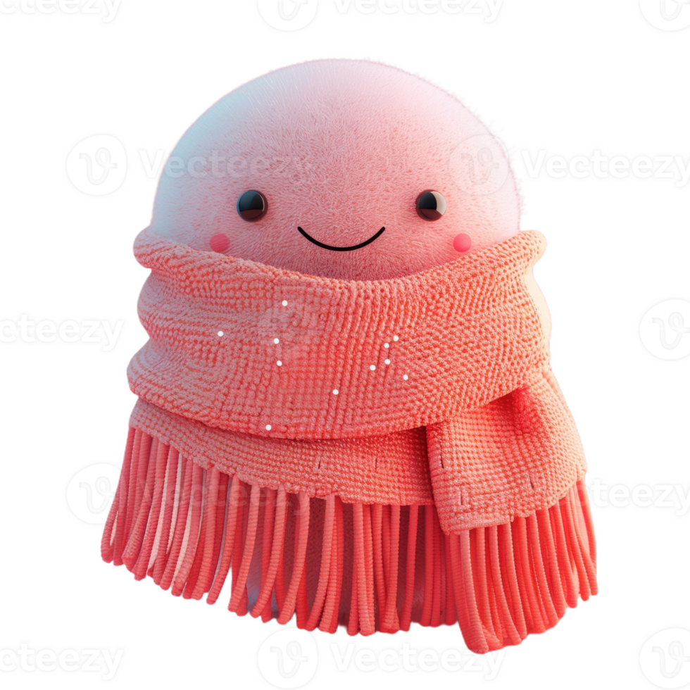 A Fuzzy Friend's Winter Cheer png