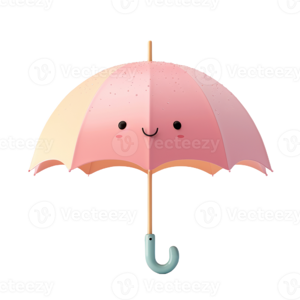 A Smiling Umbrella's Sunny Day png