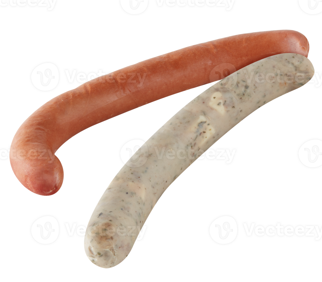 fresh sausage cut out isolated transparent background png