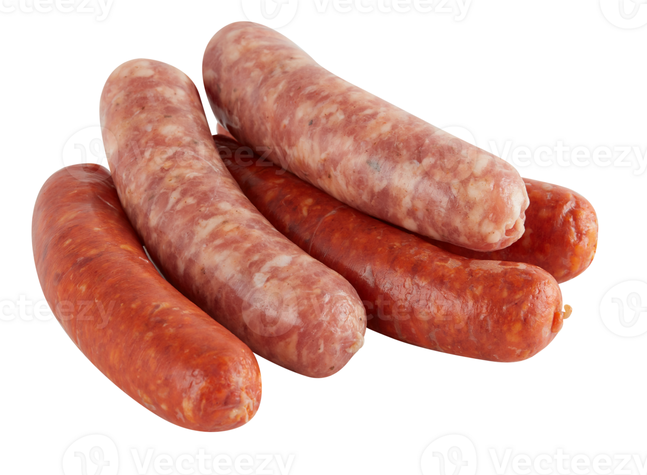 fresh sausage cut out isolated transparent background png