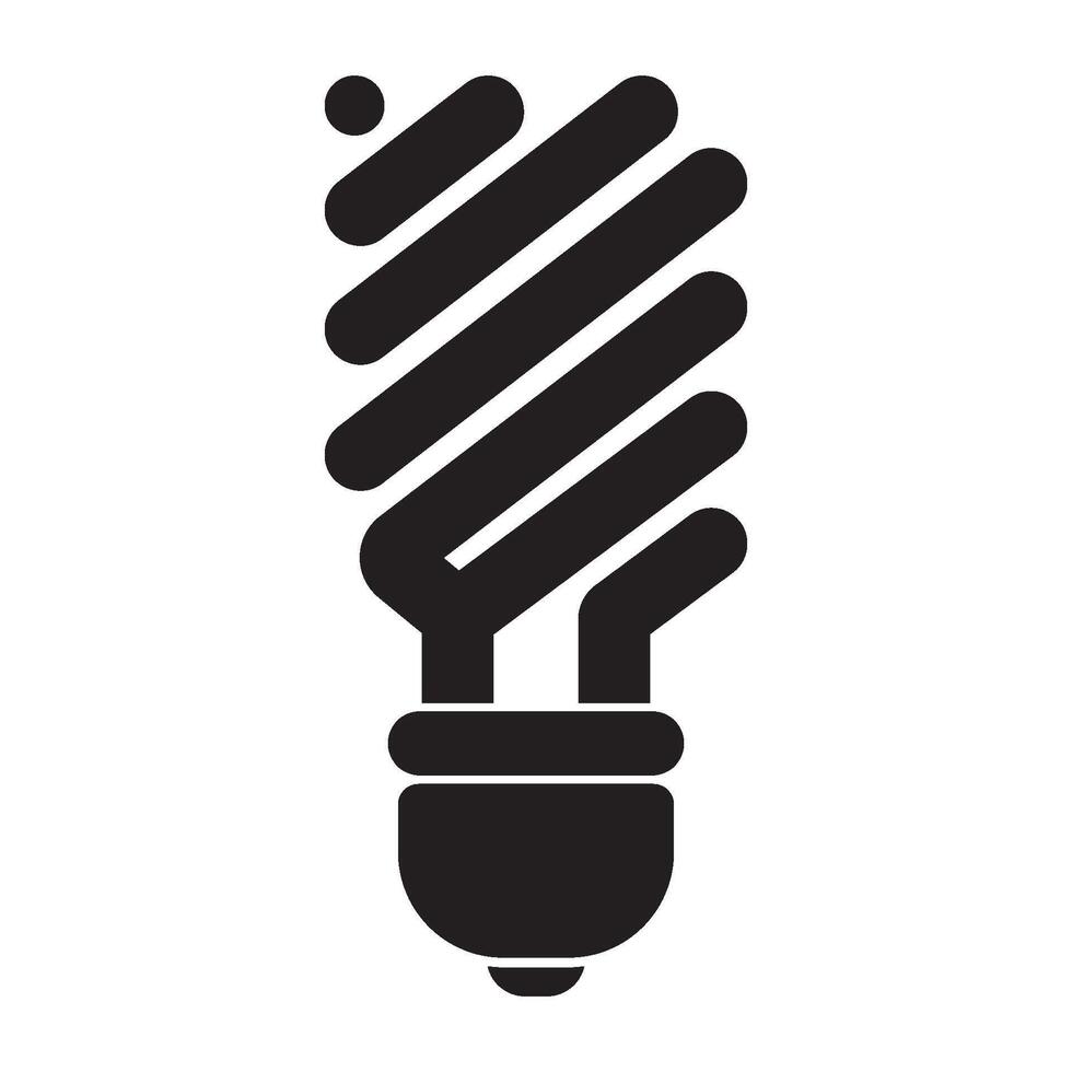 fluorescent bulbs icon symbol vector