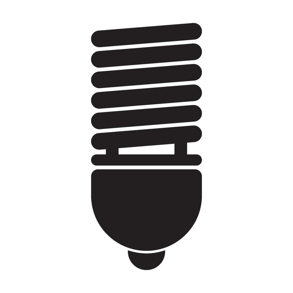 fluorescent bulbs icon symbol vector