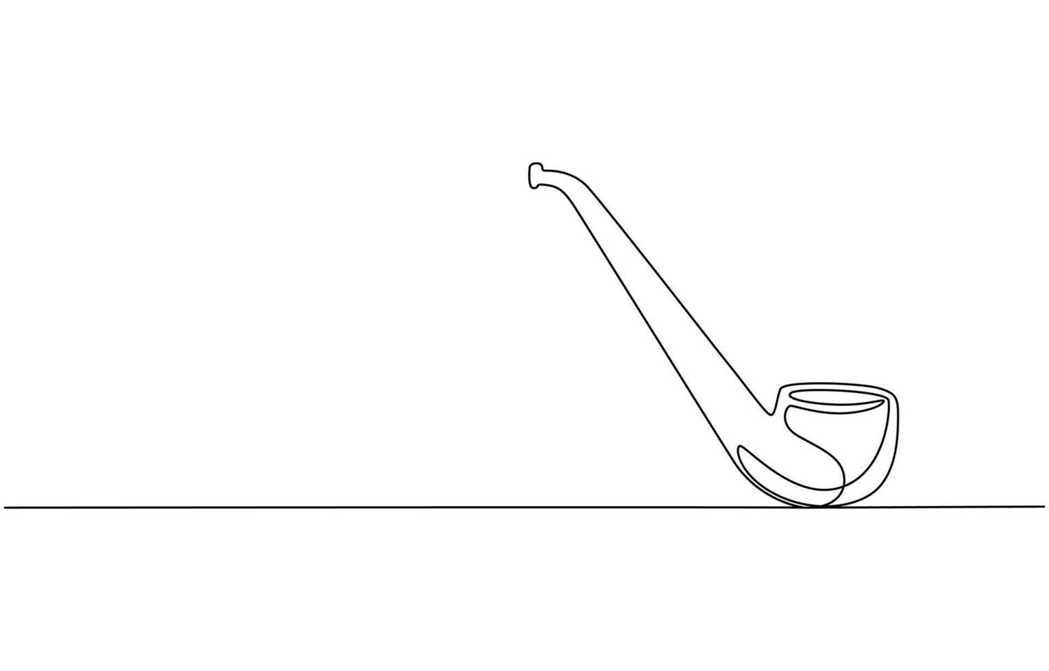 tobacco pipe smoking pipe illustration. Pro vector