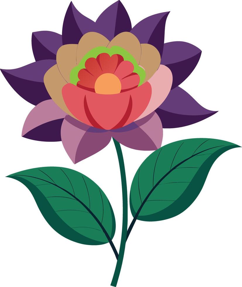 Garden Harmony Colorful Floral Abundance vector